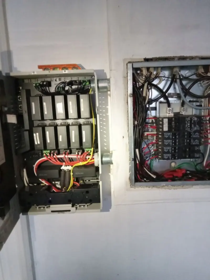 Electrical panel upgrade completed for Indoor Lighting Installation in Alliance